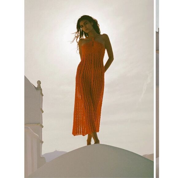 Pari Desai Palmira Dress - Vermilion NWT - Picture 1 of 15